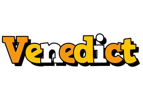 Venedict cartoon logo