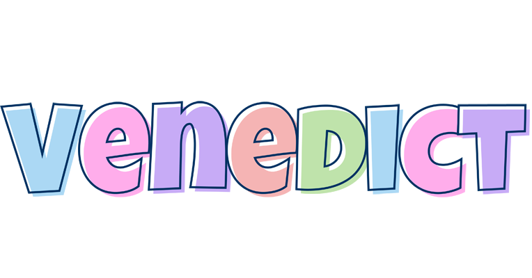 Venedict pastel logo