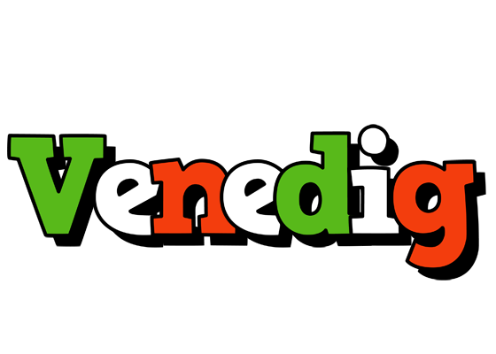 VENEDIG logo effect. Colorful text effects in various flavors. Customize your own text here: https://www.textgiraffe.com/logos/venezia/