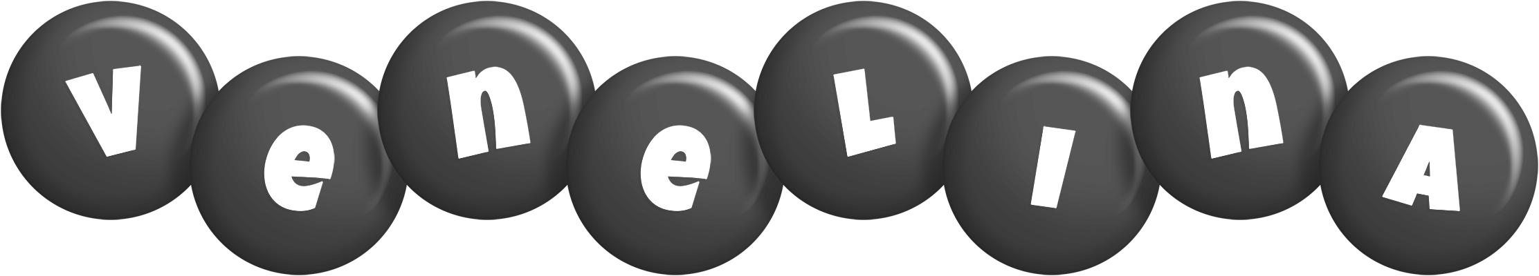 Venelina candy-black logo