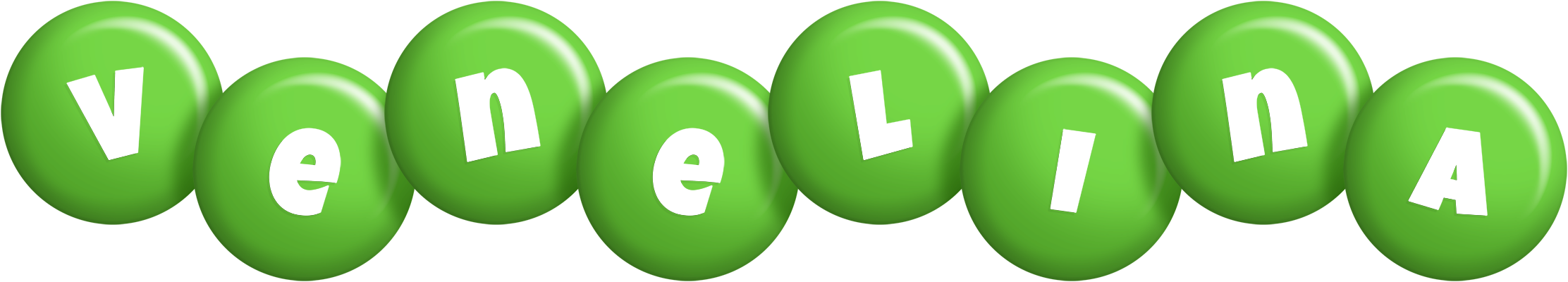 Venelina candy-green logo