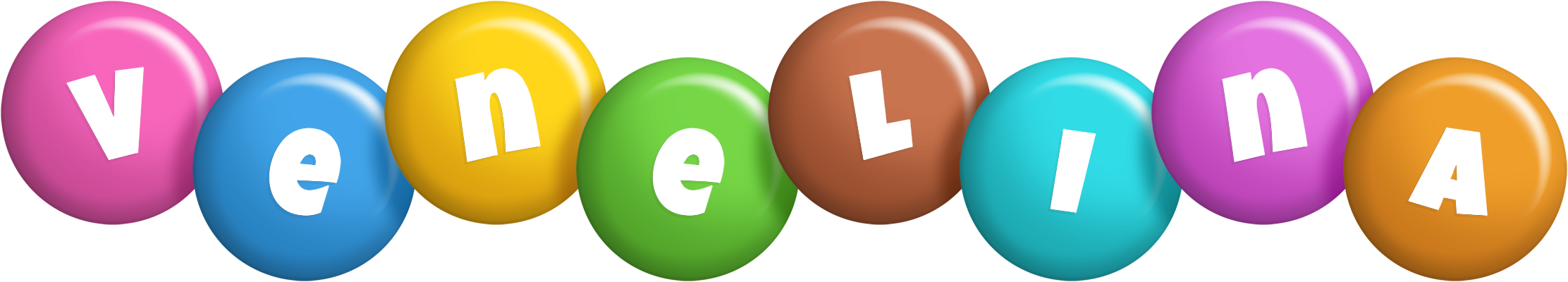 Venelina candy logo