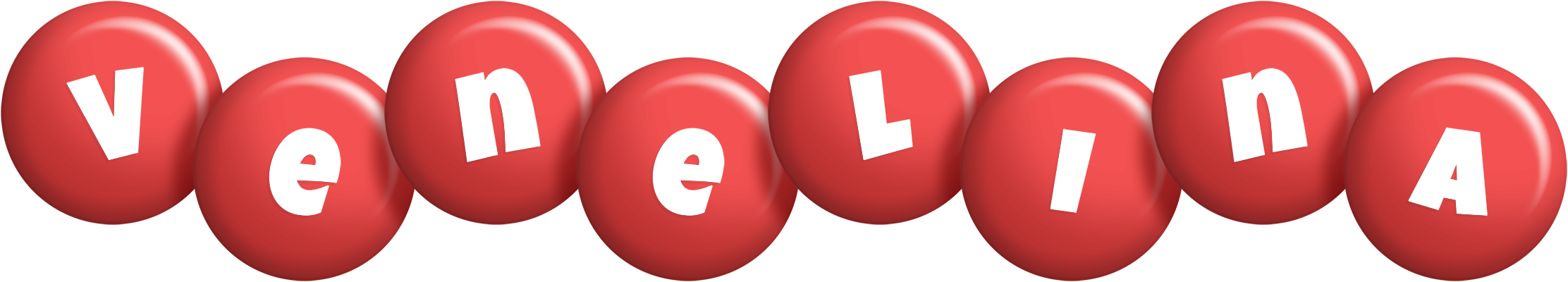 Venelina candy-red logo