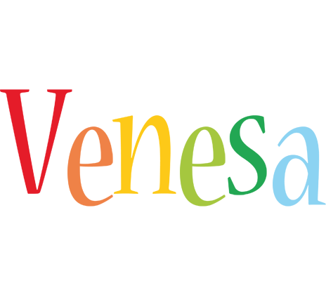 Venesa birthday logo