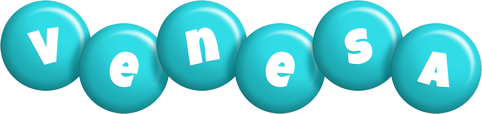 Venesa candy-azur logo