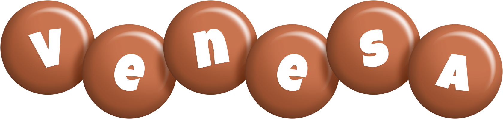 Venesa candy-brown logo