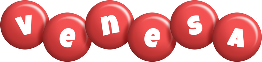 Venesa candy-red logo