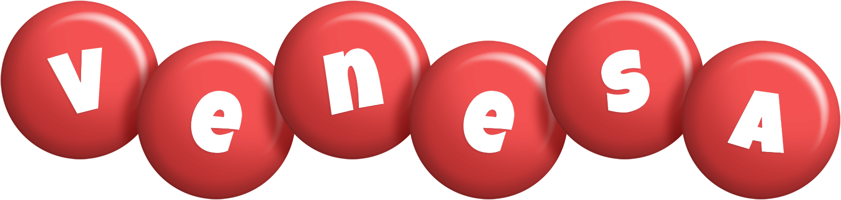 Venesa candy-red logo