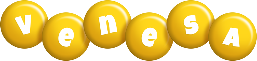 Venesa candy-yellow logo