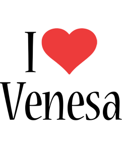 Venesa i-love logo