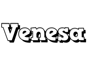 Venesa snowing logo