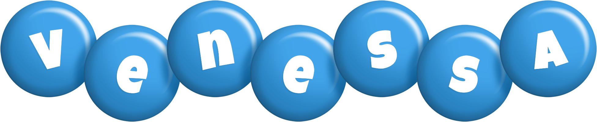Venessa candy-blue logo