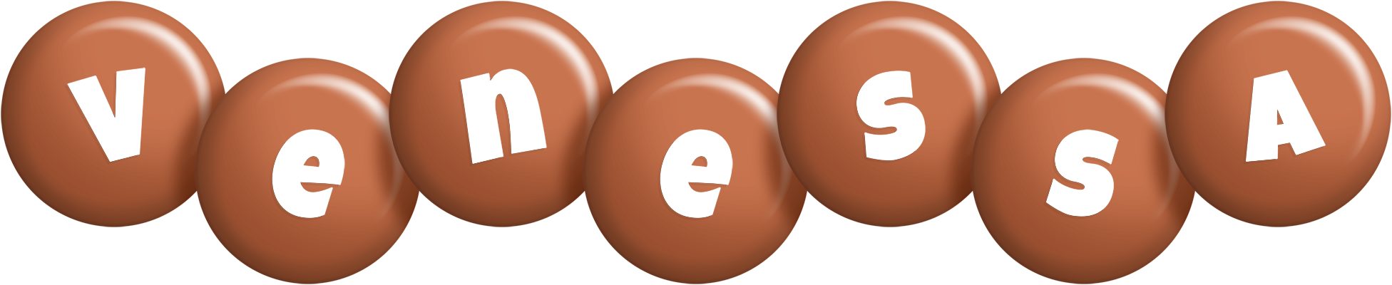 Venessa candy-brown logo