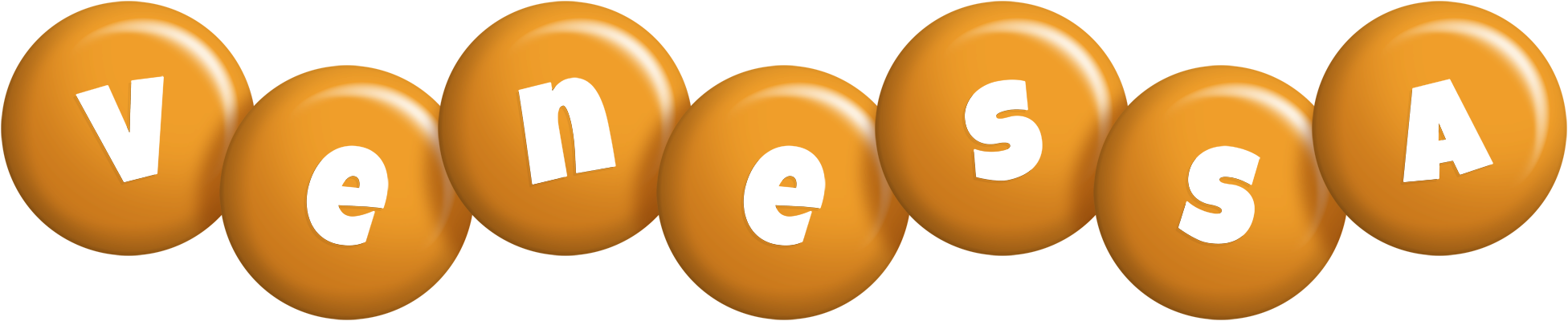 Venessa candy-orange logo