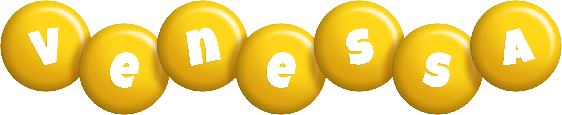 Venessa candy-yellow logo