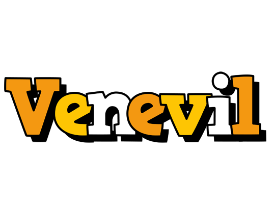 Venevil cartoon logo