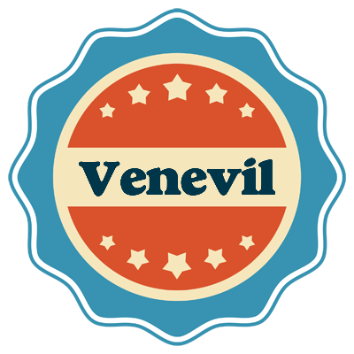 Venevil labels logo