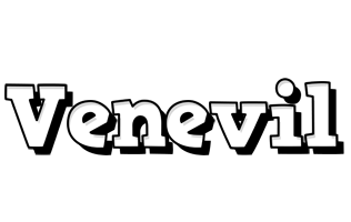 Venevil snowing logo