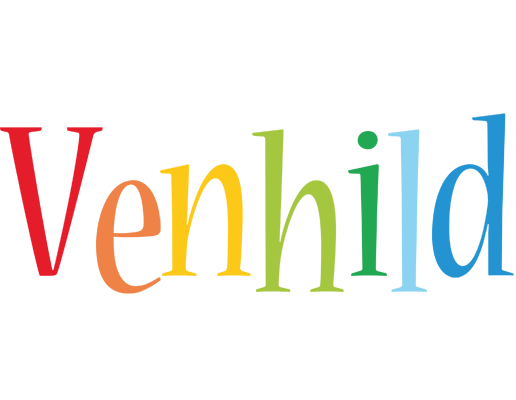 Venhild birthday logo