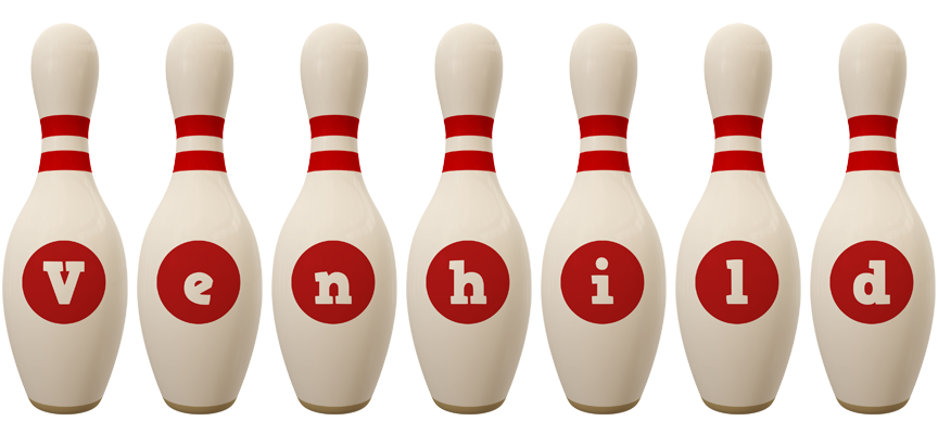 Venhild bowling-pin logo