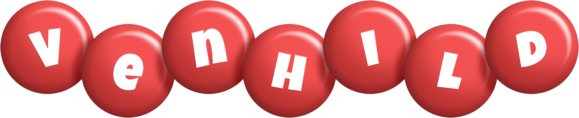 Venhild candy-red logo