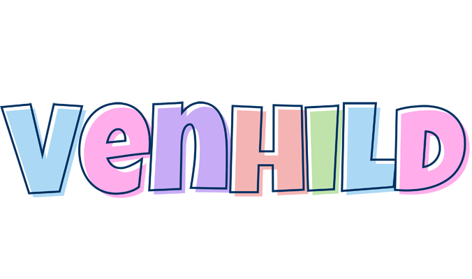 Venhild pastel logo