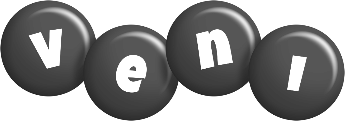 Veni candy-black logo