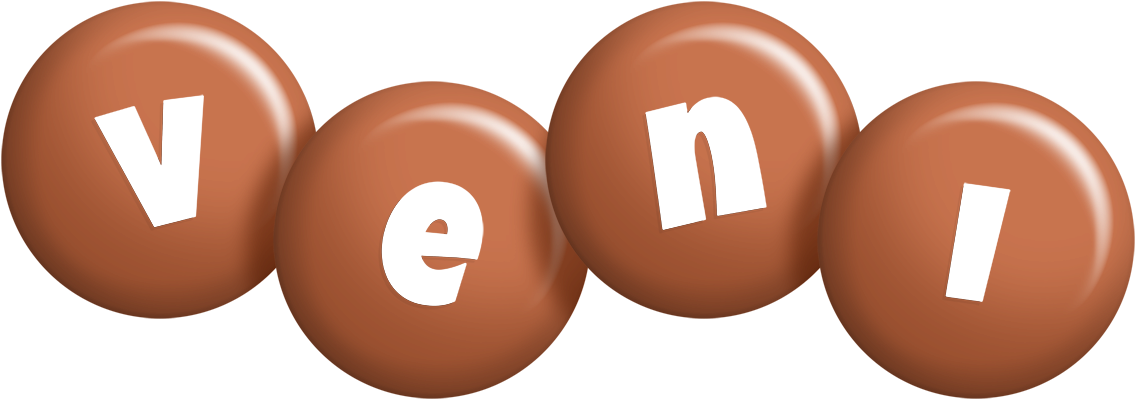 Veni candy-brown logo