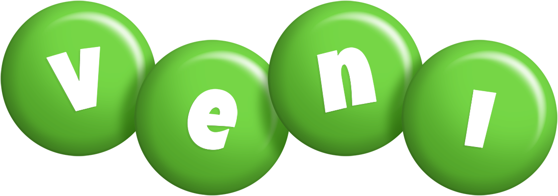 Veni candy-green logo