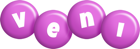 Veni candy-purple logo