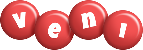 Veni candy-red logo