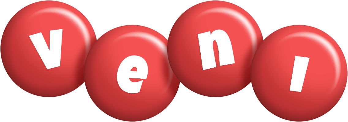 Veni candy-red logo