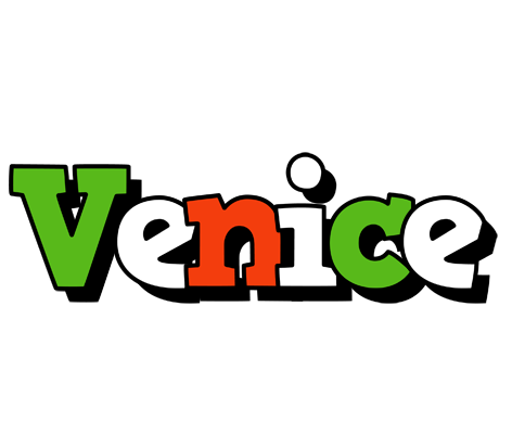 VENICE logo effect. Colorful text effects in various flavors. Customize your own text here: https://www.textgiraffe.com/logos/venezia/