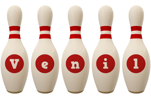 Venil bowling-pin logo