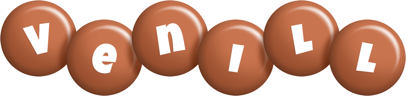 Venill candy-brown logo