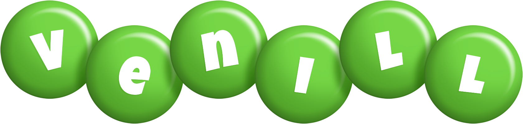 Venill candy-green logo
