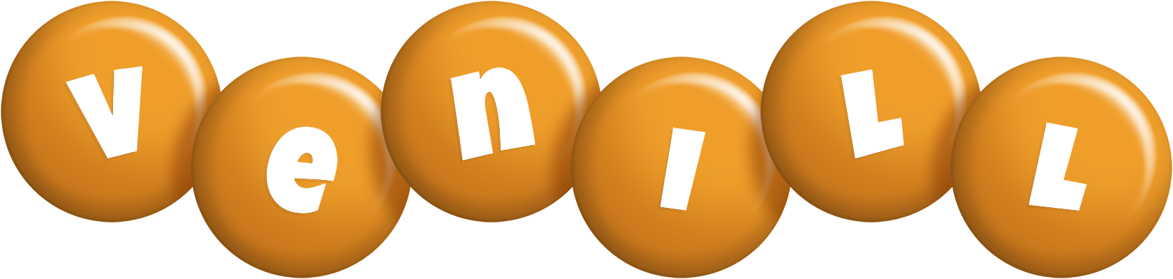 Venill candy-orange logo