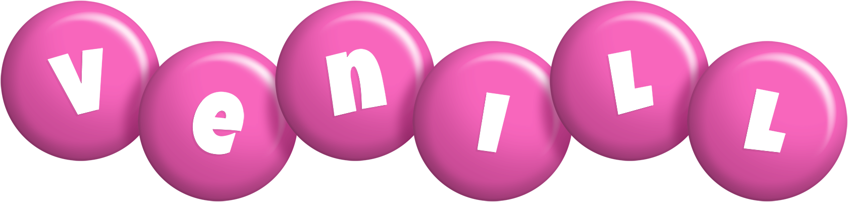 Venill candy-pink logo