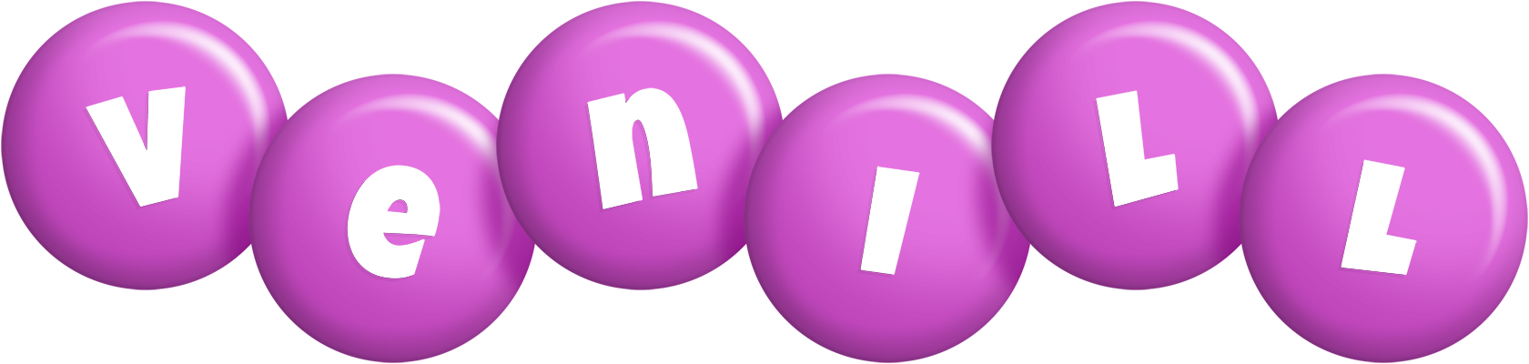 Venill candy-purple logo