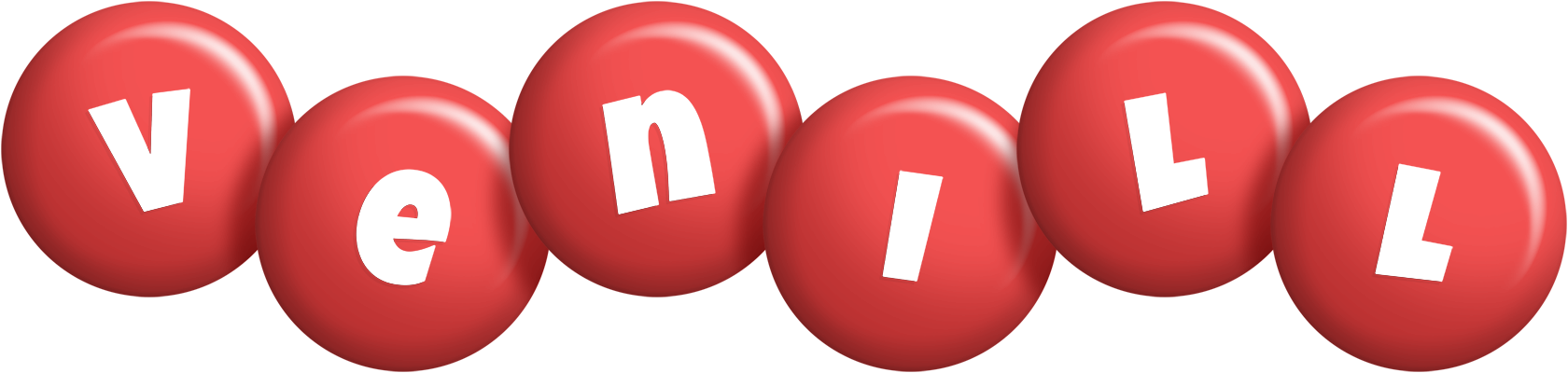 Venill candy-red logo