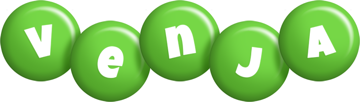Venja candy-green logo
