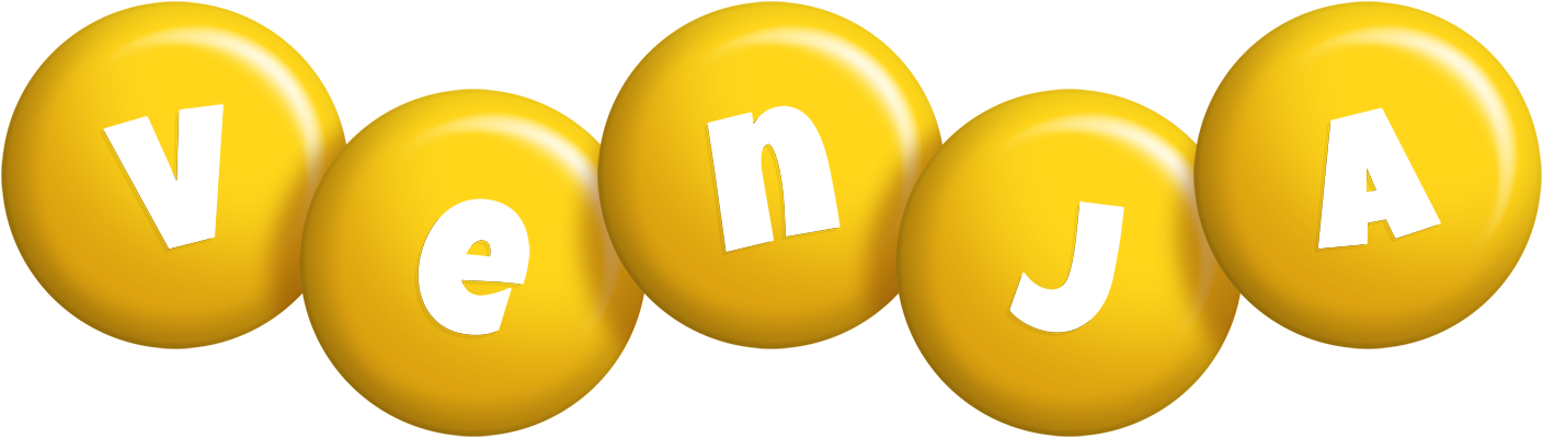 Venja candy-yellow logo