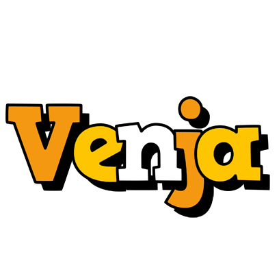 Venja cartoon logo