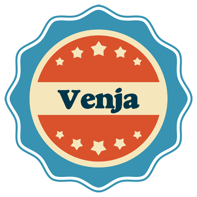 Venja labels logo