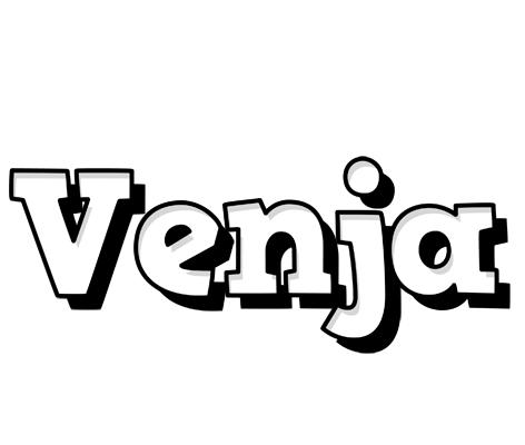 Venja snowing logo