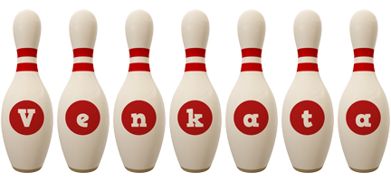 Venkata bowling-pin logo