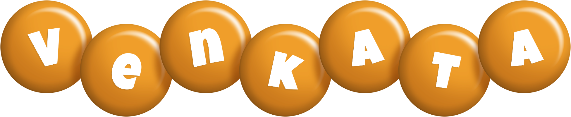 Venkata candy-orange logo