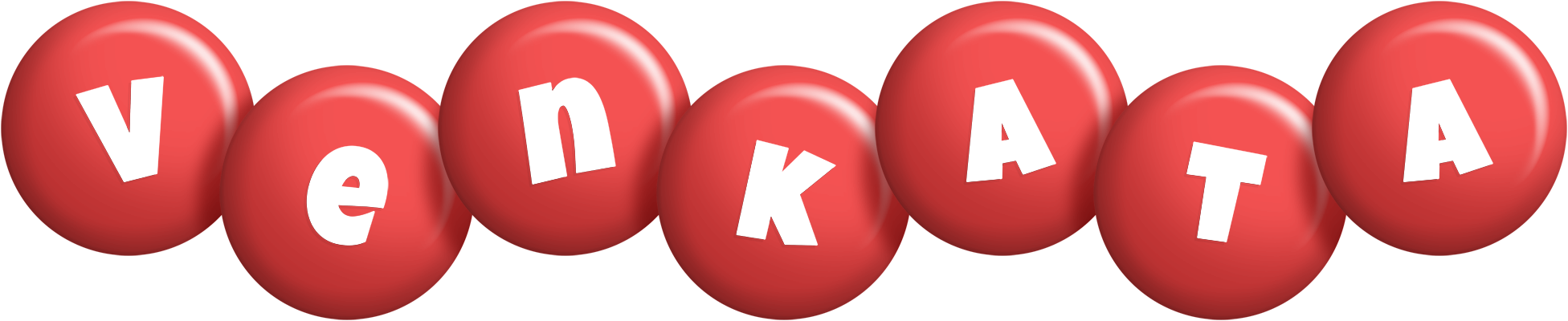 Venkata candy-red logo