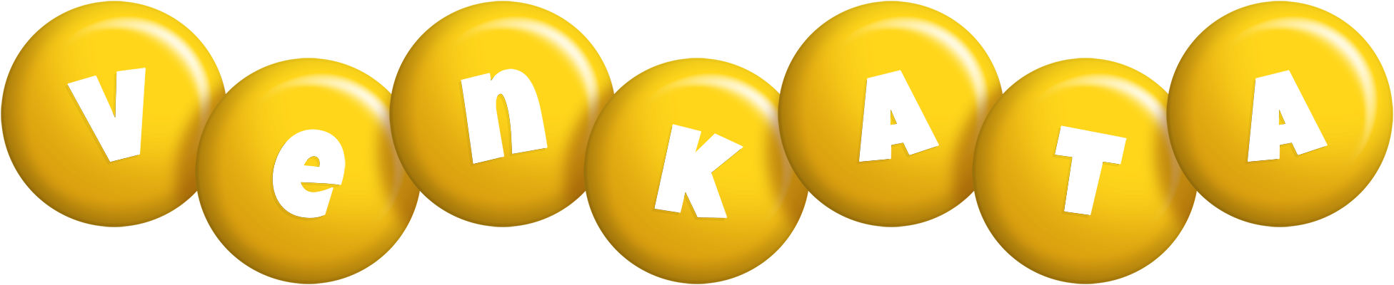 Venkata candy-yellow logo