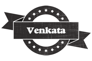 Venkata grunge logo